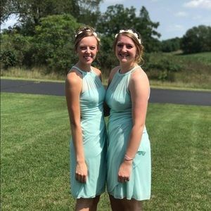 David’s Bridal Bridesmaids Dress-Mint